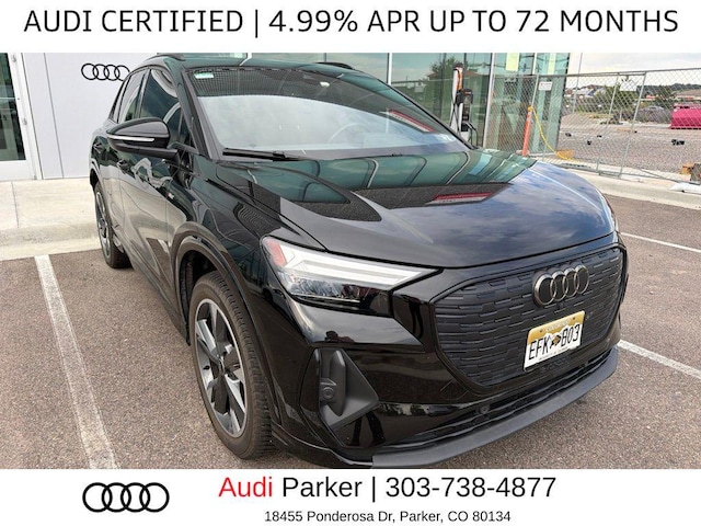 Used 2024 Audi Q4 e-tron Premium Plus with VIN WA1L2BFZ6RP027355 for sale in Parker, CO