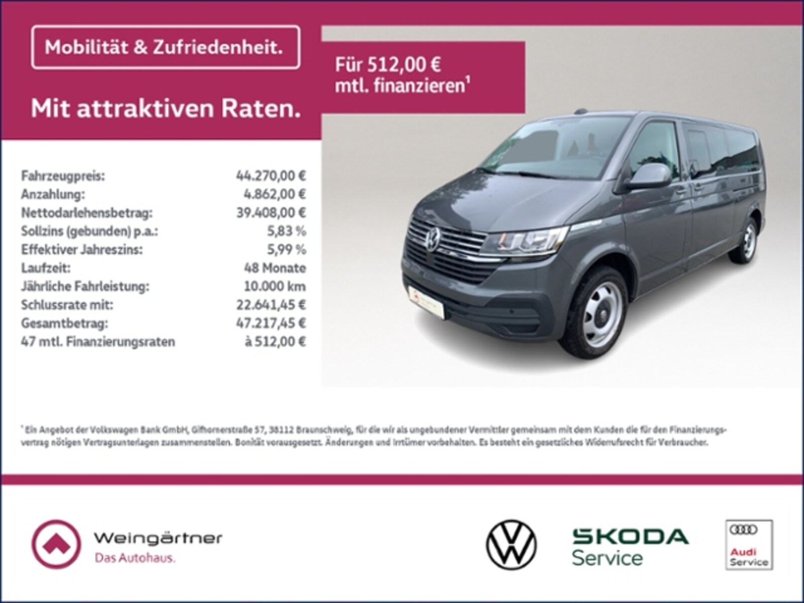 Volkswagen T6.1 Caravelle langer Radstand