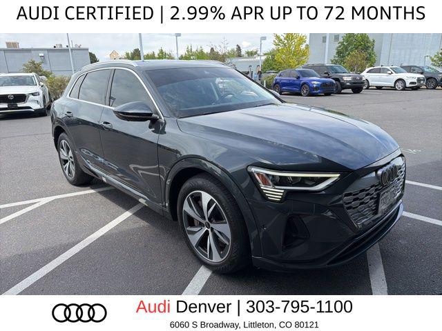 Used 2024 Audi Q8 e-tron Premium Plus with VIN WA15AAGE1RB032686 for sale in Littleton, CO