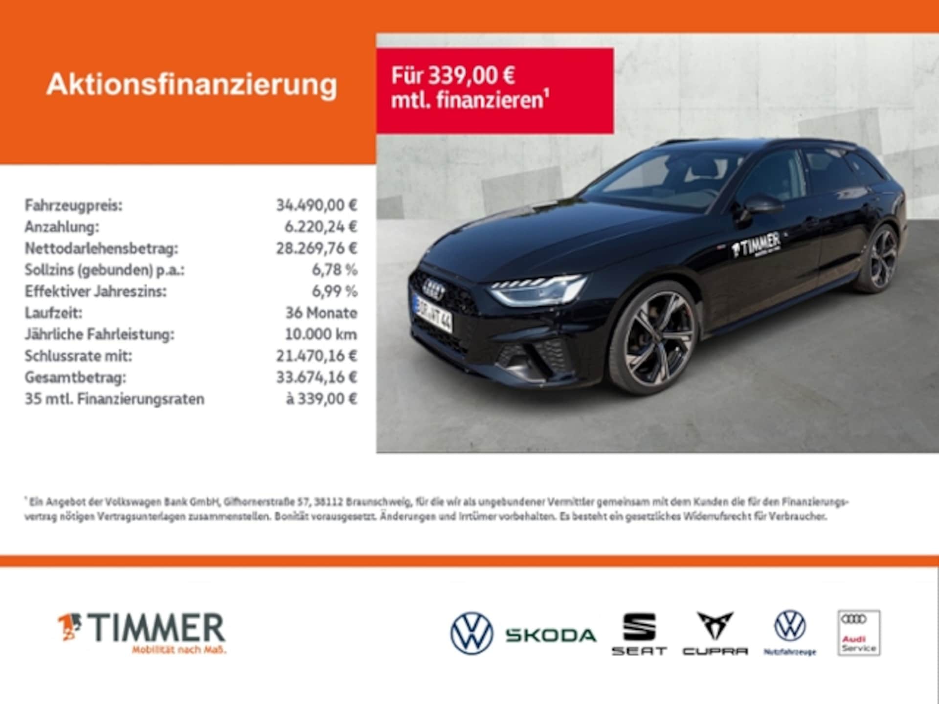Audi A4 Avant S line