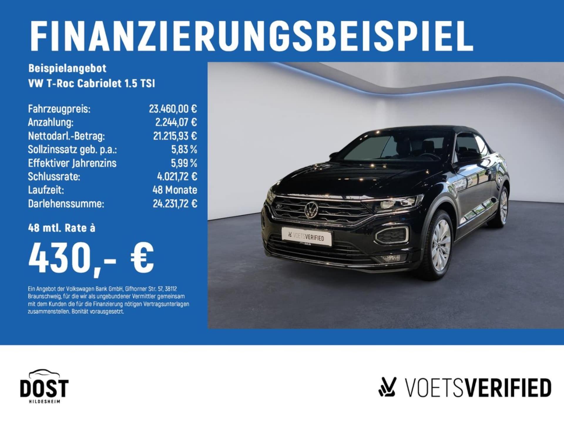 Volkswagen T-Roc Cabriolet R-Line