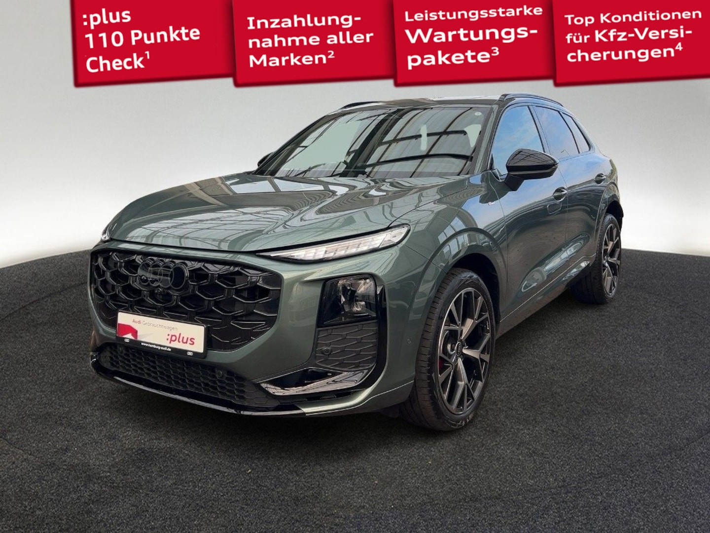 Bild über Audi Q3 SUV TFSI 110 kW S tronic - für weitere Informationen kontaktieren Sie den Audi Partner