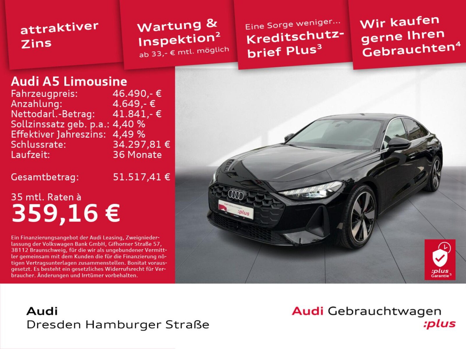 Audi A5 Limousine – Bild 2