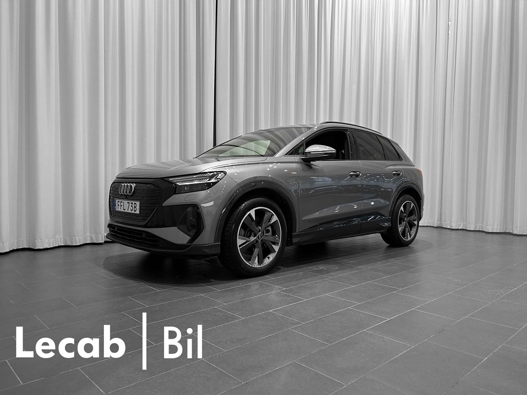 Bild som visar Audi Q4 e-tron Q4 45 e-tron quattro S line 210,00 kW - för mer information kontakta din Audi Partner