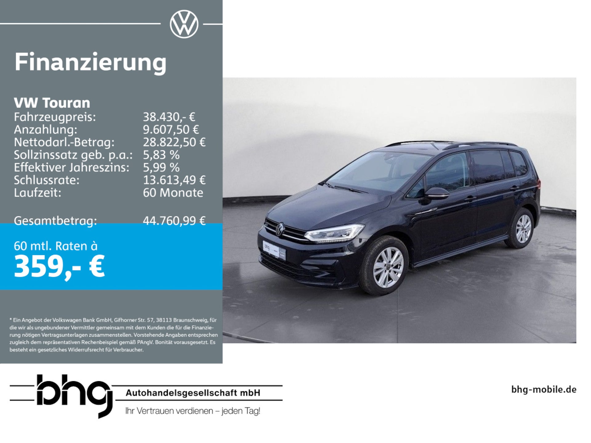Volkswagen Touran Comfortline