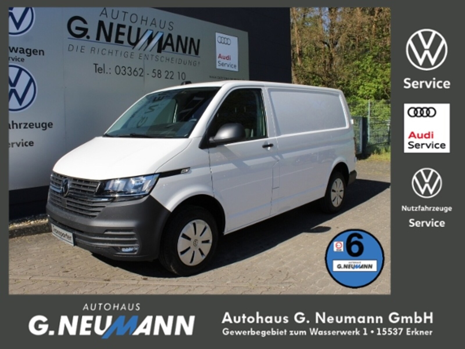 Volkswagen T6.1 Transporter Kasten kurzer Radstand