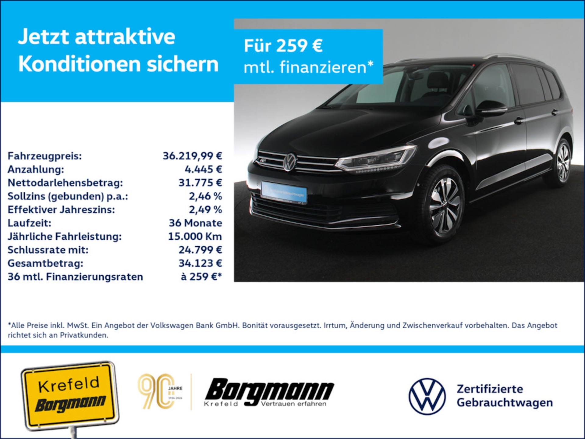 Volkswagen Touran Comfortline