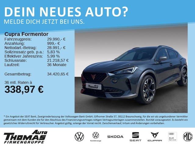 CUPRA Formentor VZ 2.0 TSI 4DRIVE DSG LED+ACC (BN28633)