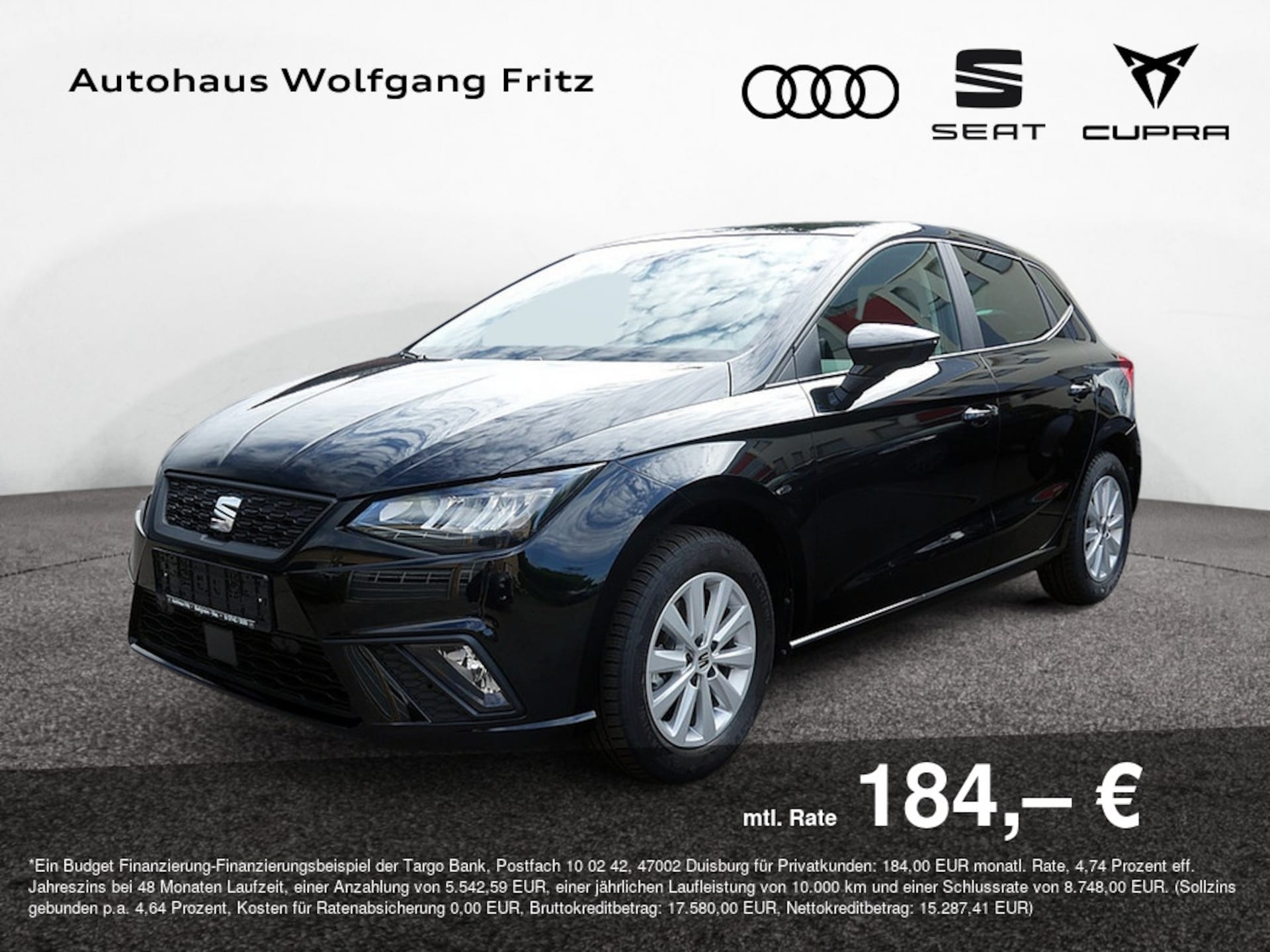 Seat Ibiza 2025 — Ibiza 1.0 TSI Style PANO+ACC+NAVI+KAMERA+LED+
