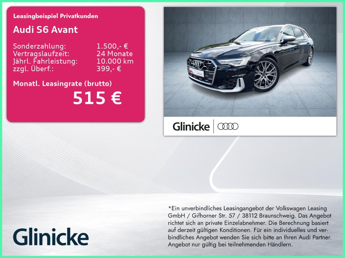 Bild über Audi S6 Avant TDI quattro tiptronic - für weitere Informationen kontaktieren Sie den Audi Partner
