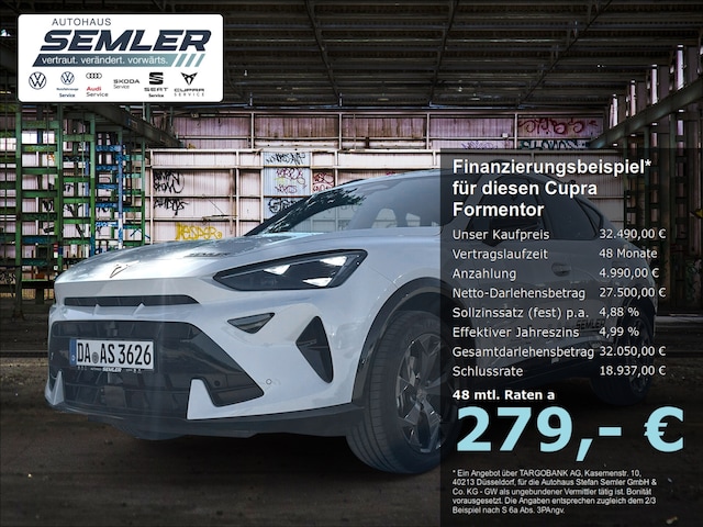 CUPRA Formentor 1.5 eTSI DSG PDC LED SHZ ACC (DA-AS-3626)