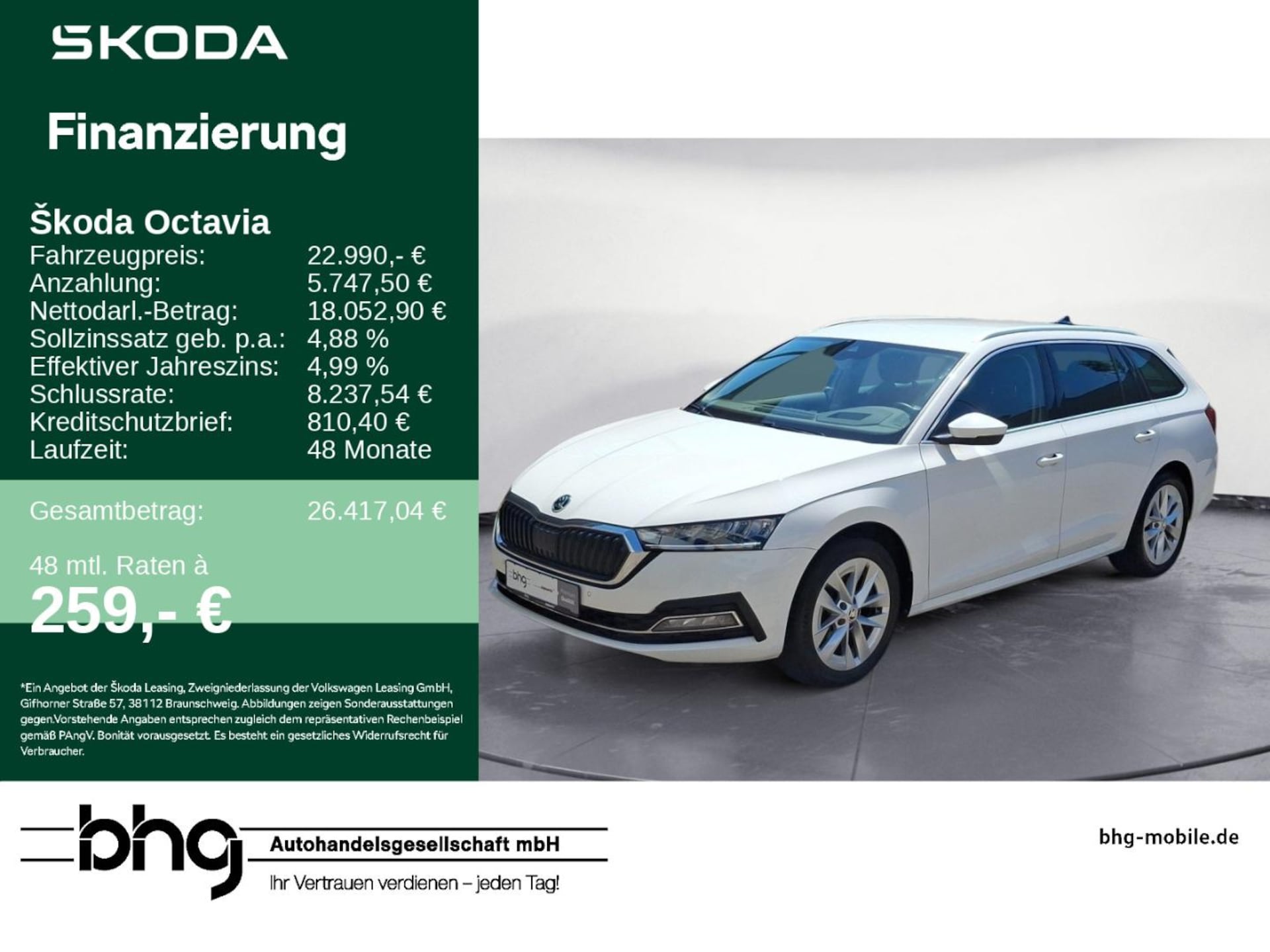 Skoda Octavia Combi 2024 — Octavia Combi 2.0 TDI Style *AHK*INFOTAINMENT COLUMBUS*KAMERA*TRANSPORT-PAKET* *