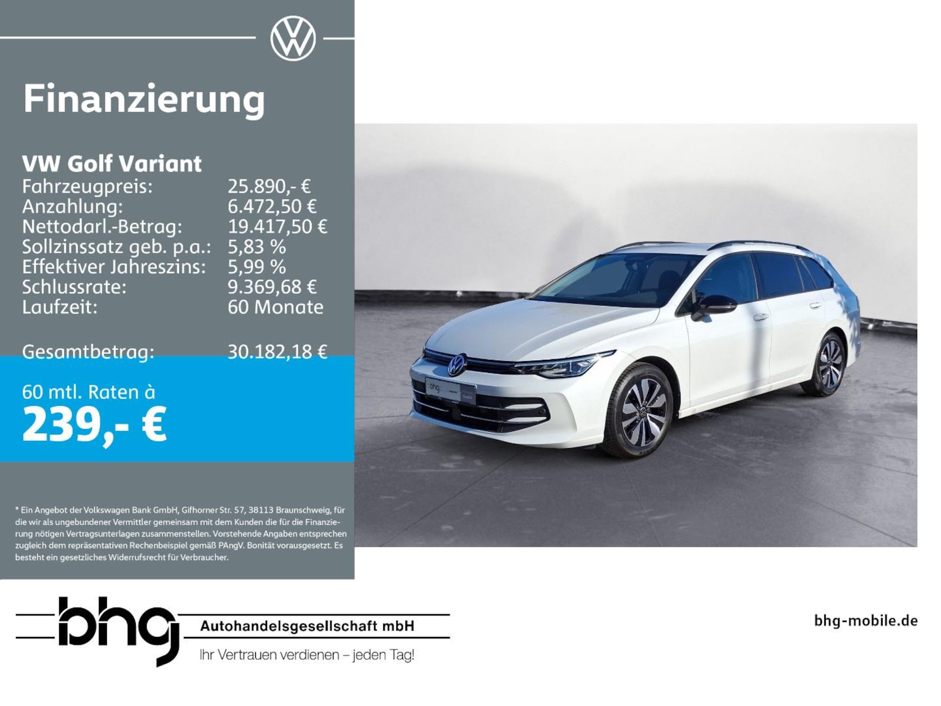 Volkswagen Golf Variant Goal