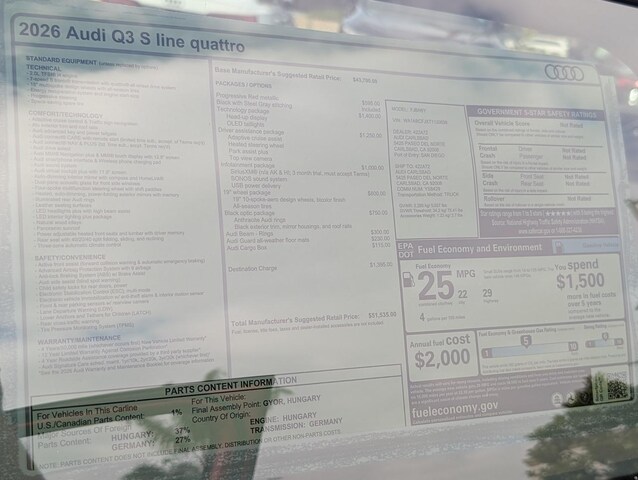 2026 Audi Q3 SUV