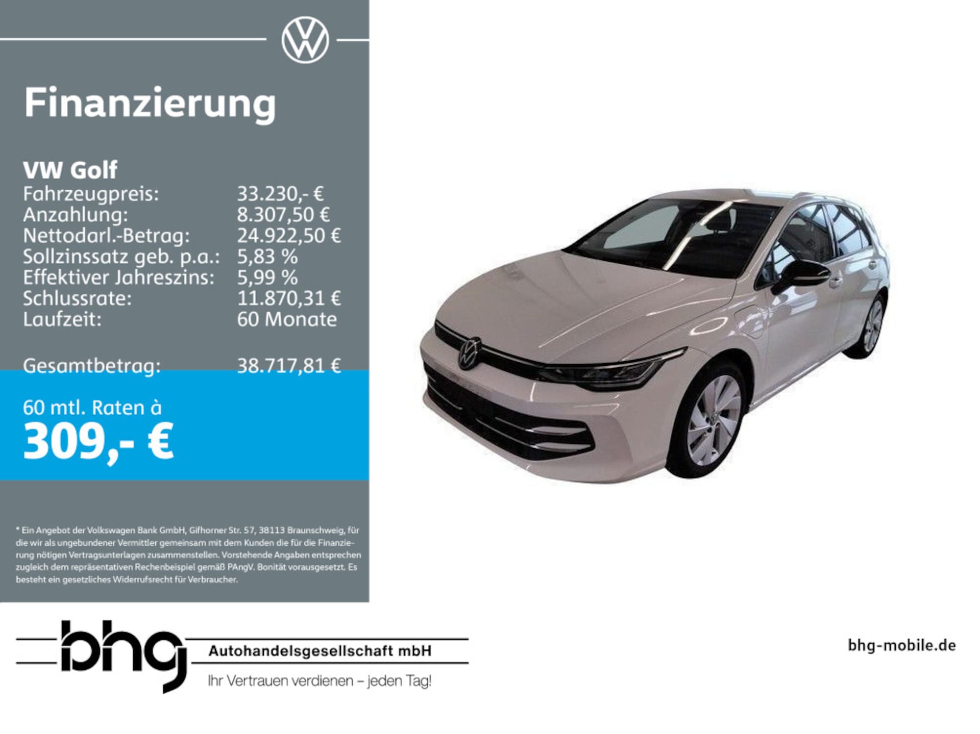 Volkswagen Golf ENERGY