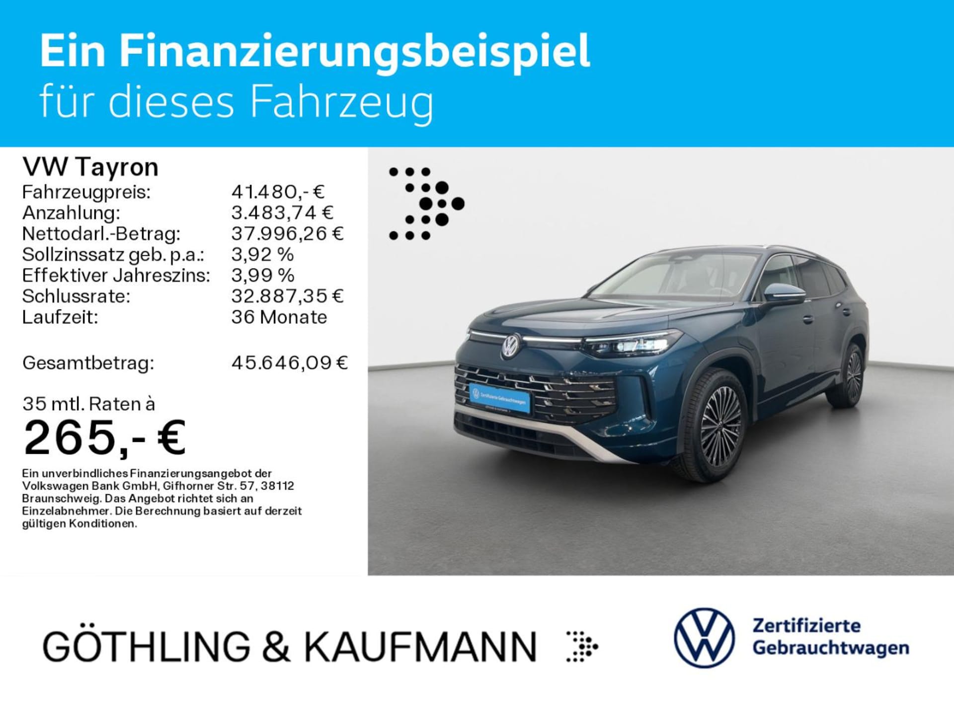 Volkswagen Tayron Elegance