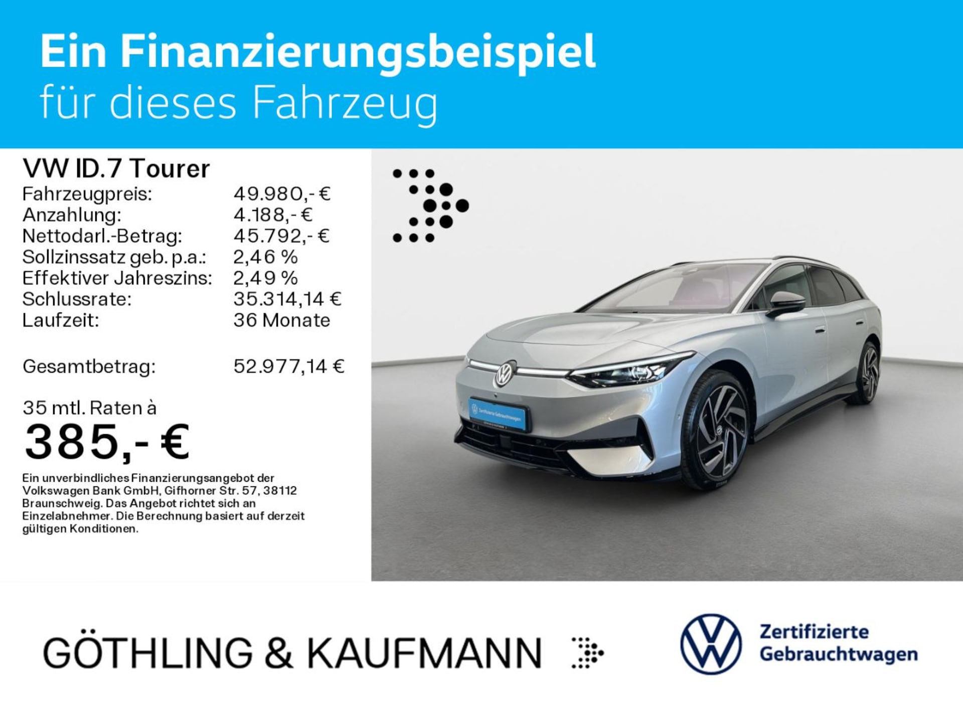 Volkswagen ID.7 Tourer Pro