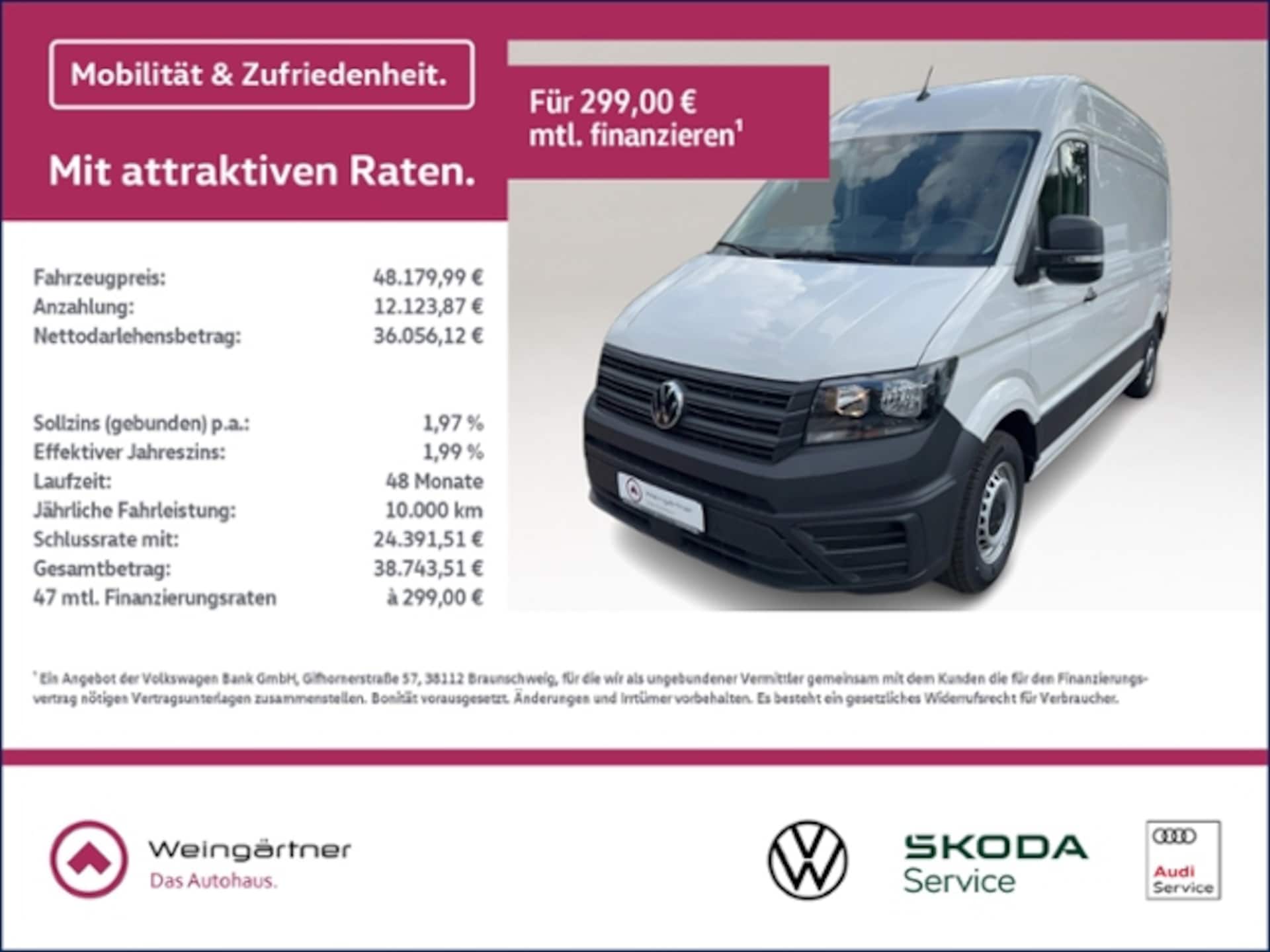 Volkswagen Crafter Kasten mittlerer Radstand