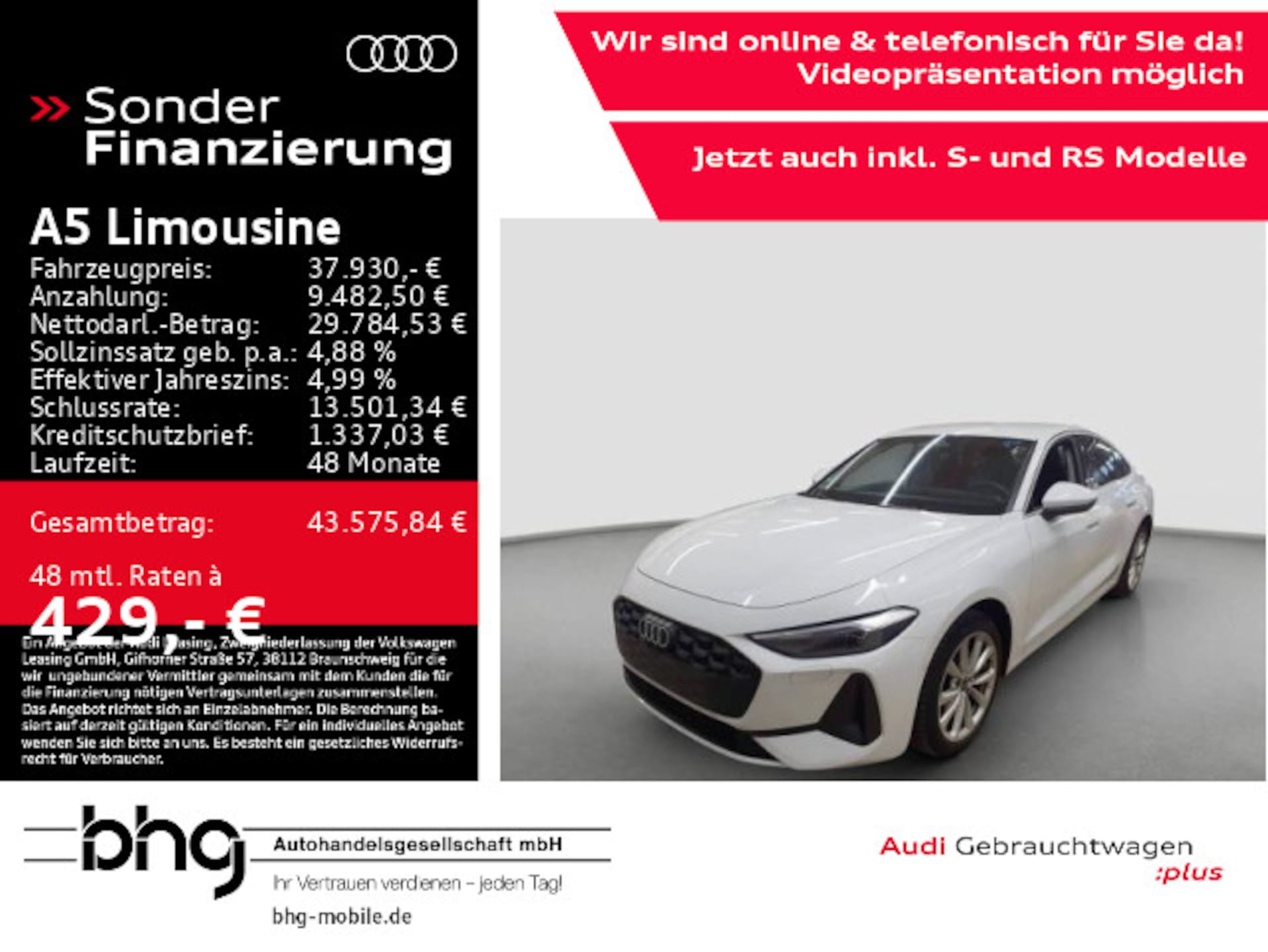 Audi A5 Limousine