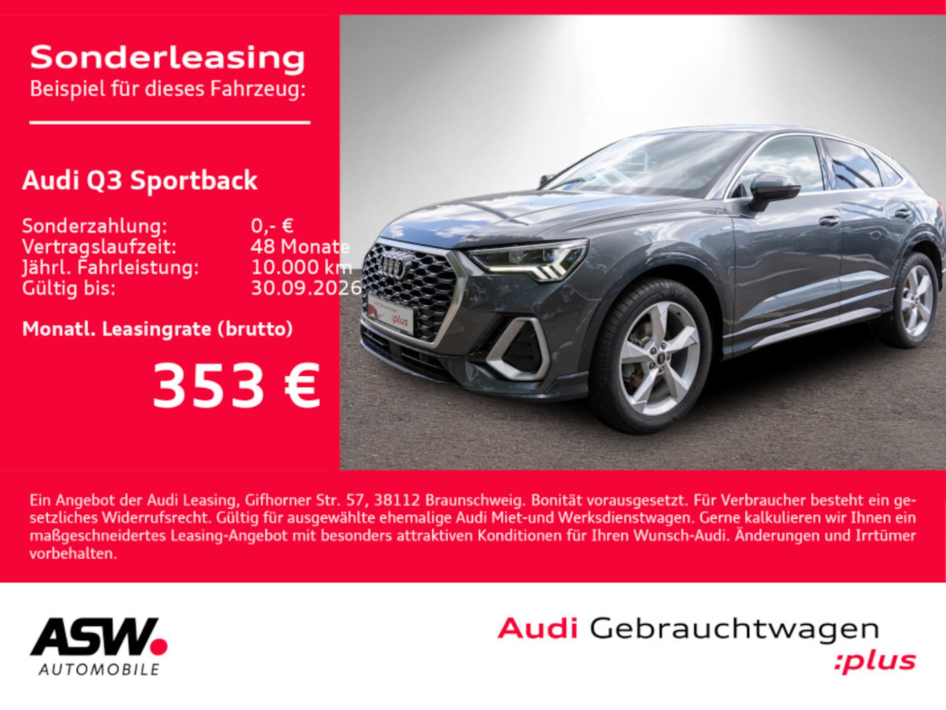 Audi Q3 Sportback S line