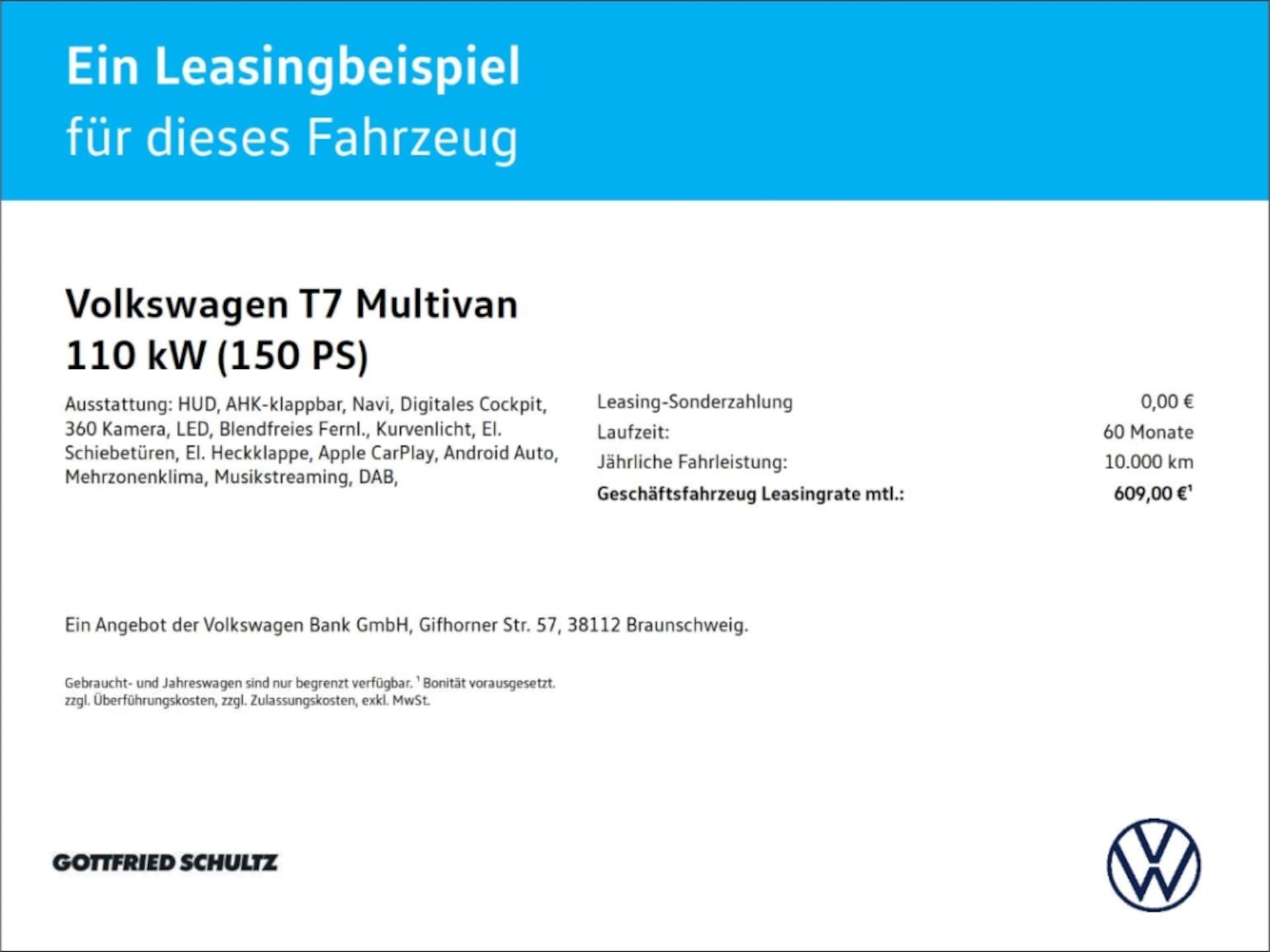Volkswagen Multivan Langversion Life