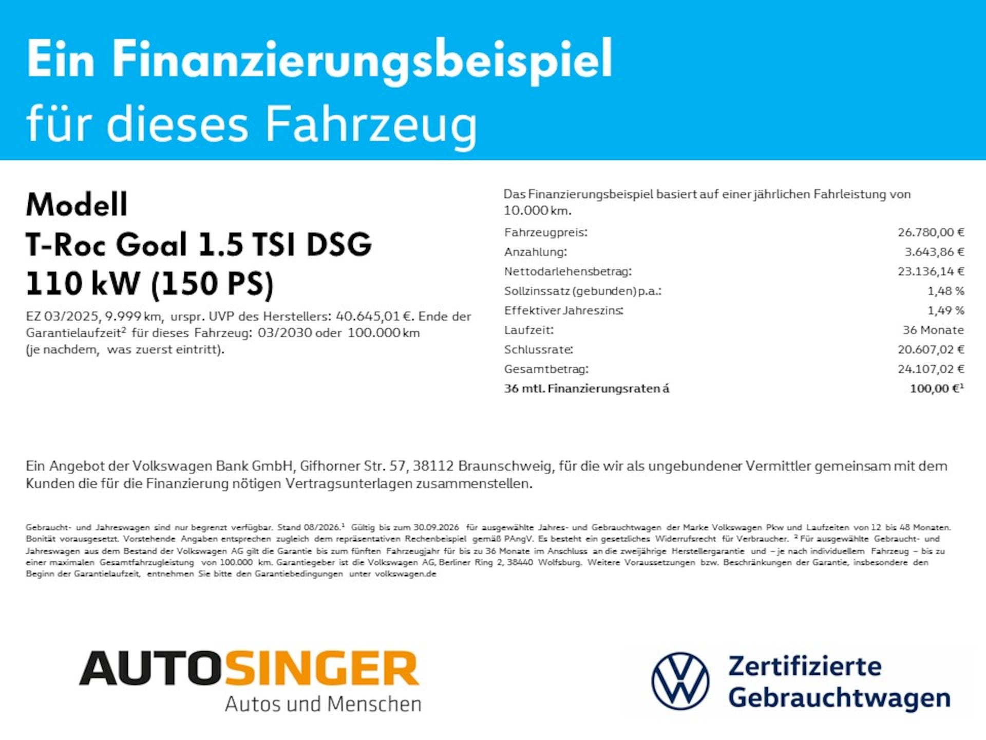Volkswagen T-Roc Life