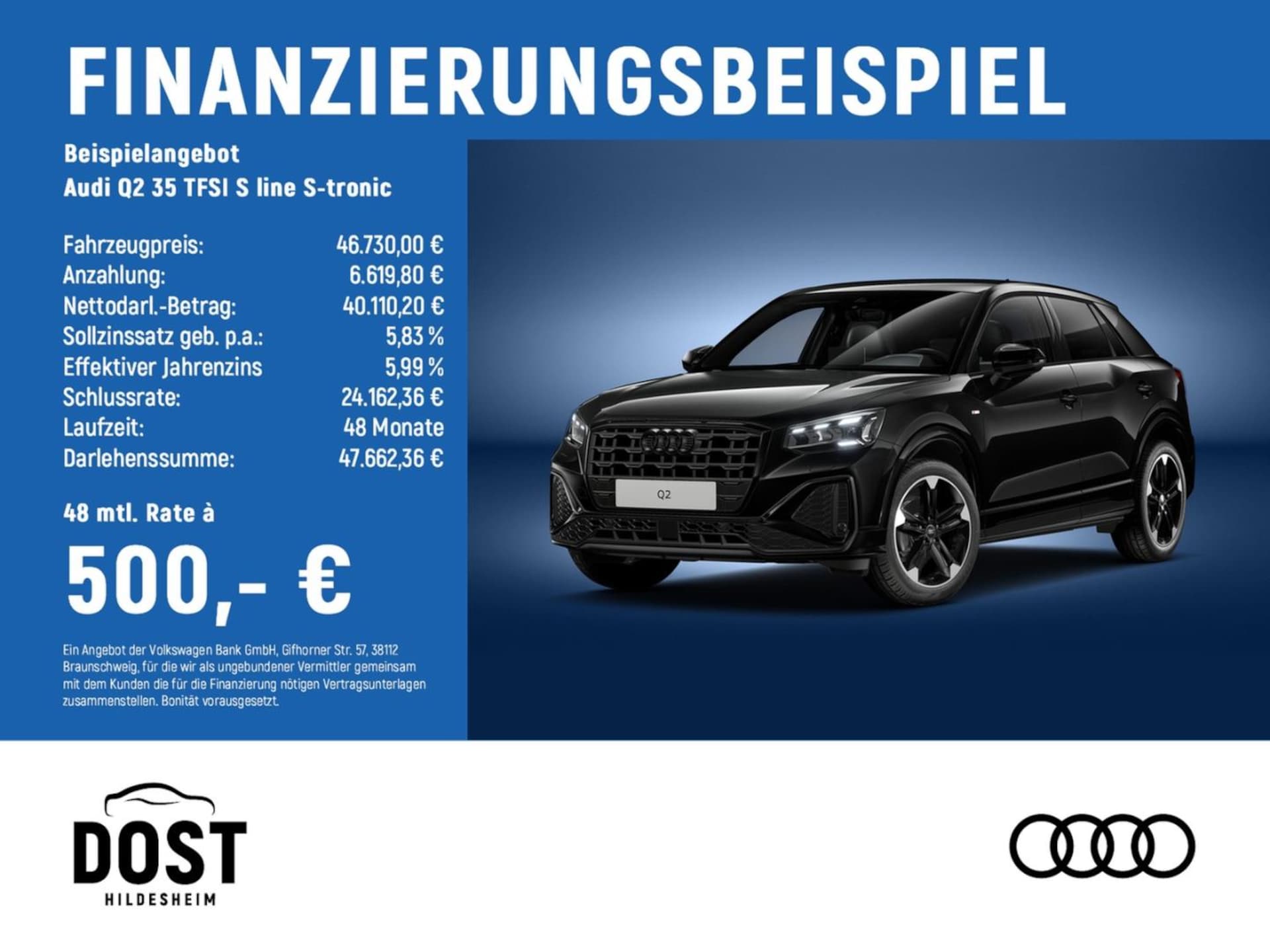 Audi Q2 S line