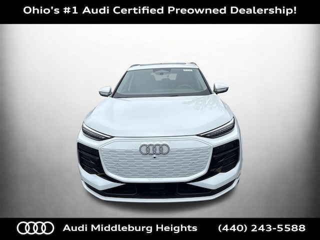 Certified 2025 Audi Q6 e-tron Premium Plus with VIN WA124BGF8SA017090 for sale in Middleburg Heights, OH