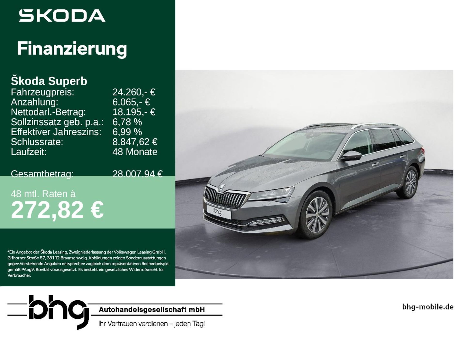 Skoda Superb Combi Style