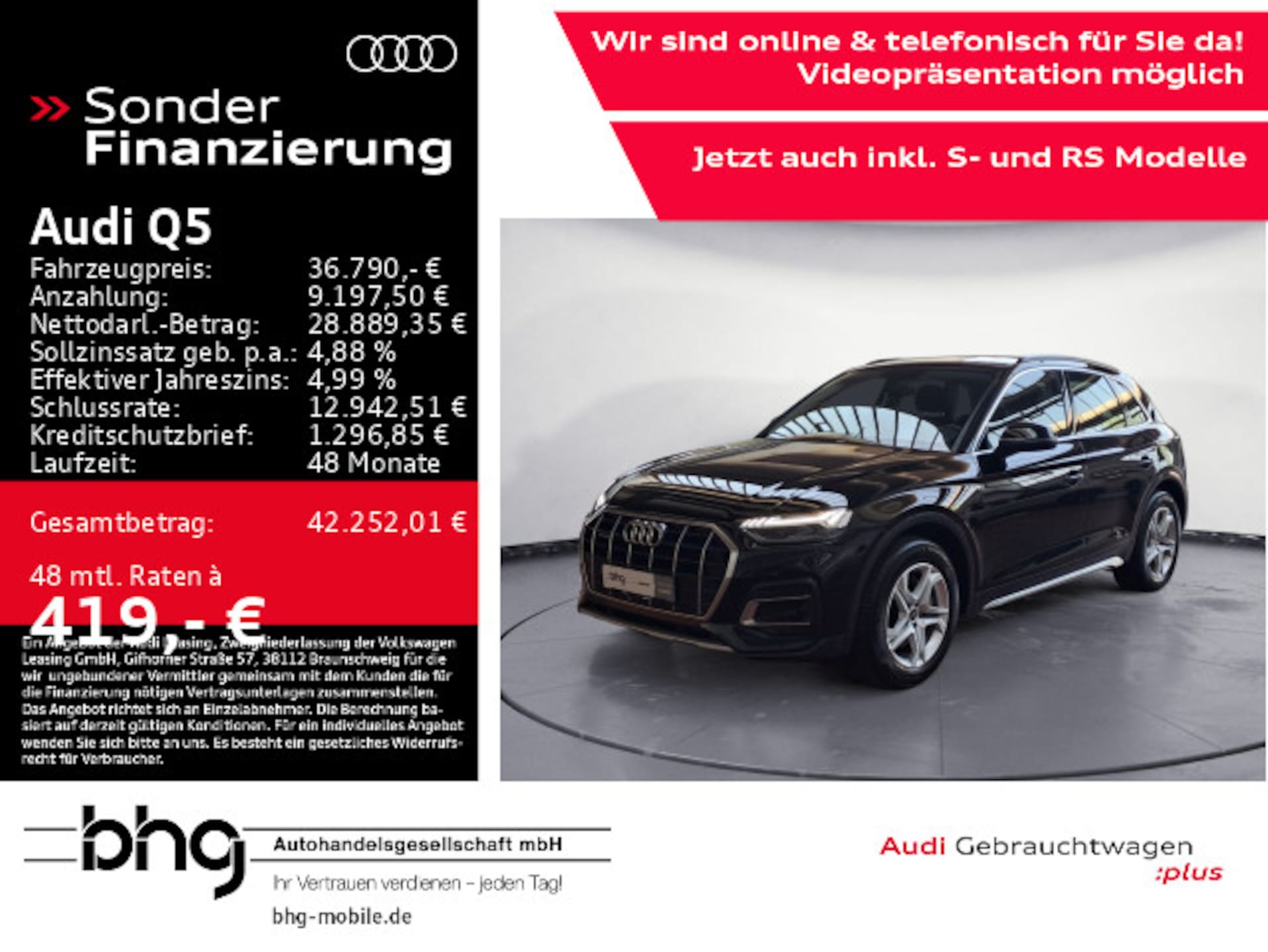 Audi Q5 TFSI e advanced