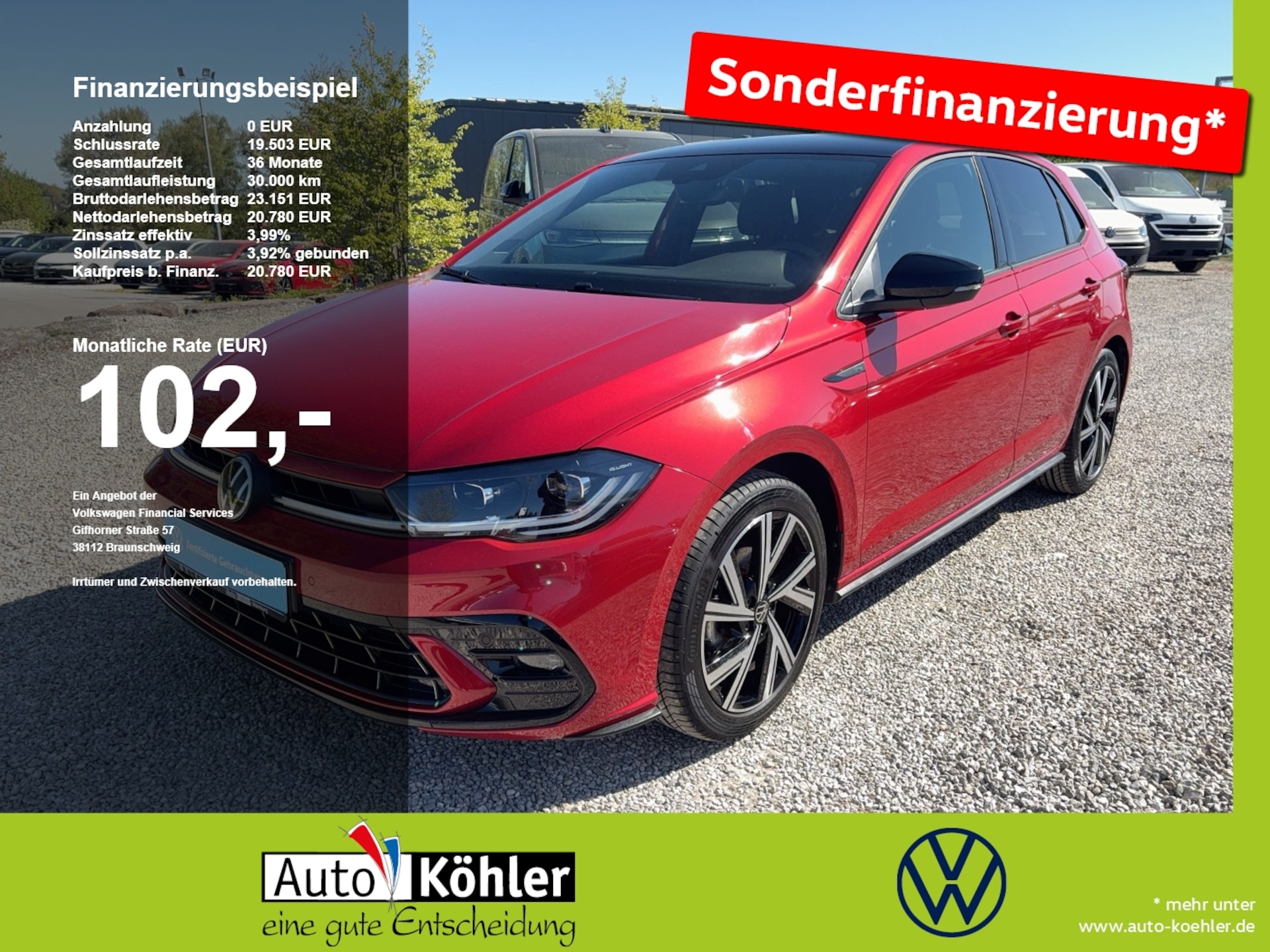 Volkswagen Polo 2024 — TSI DSG CarPlay/Kamera/Matrix/ACC