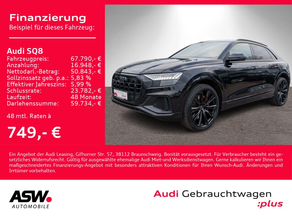 Image about Audi SQ8 TFSI quattro tiptronic