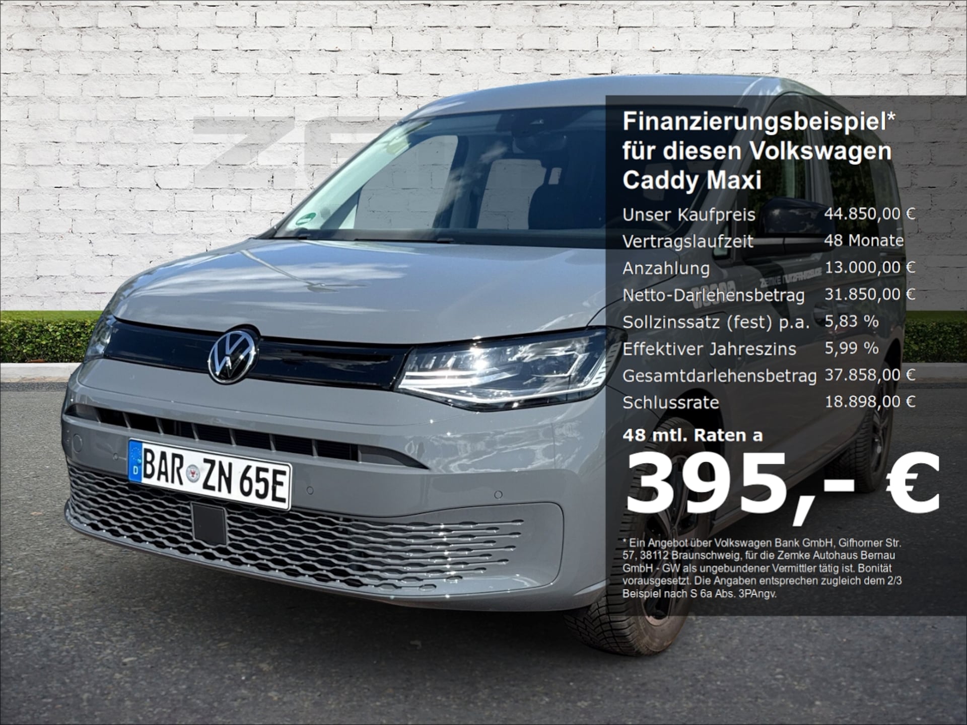 Volkswagen Caddy Maxi Kombi Flexible