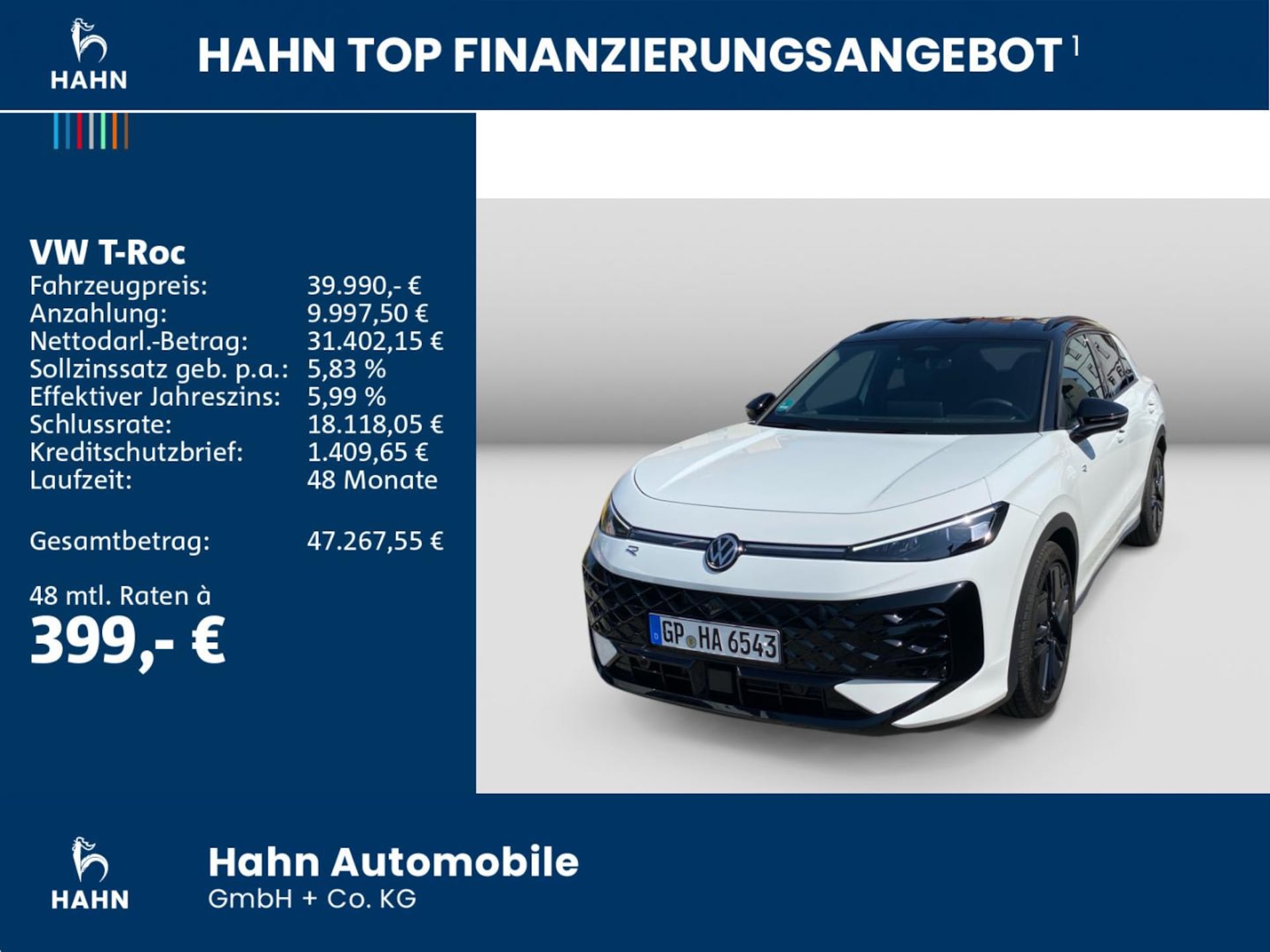 Volkswagen T-Roc R-Line