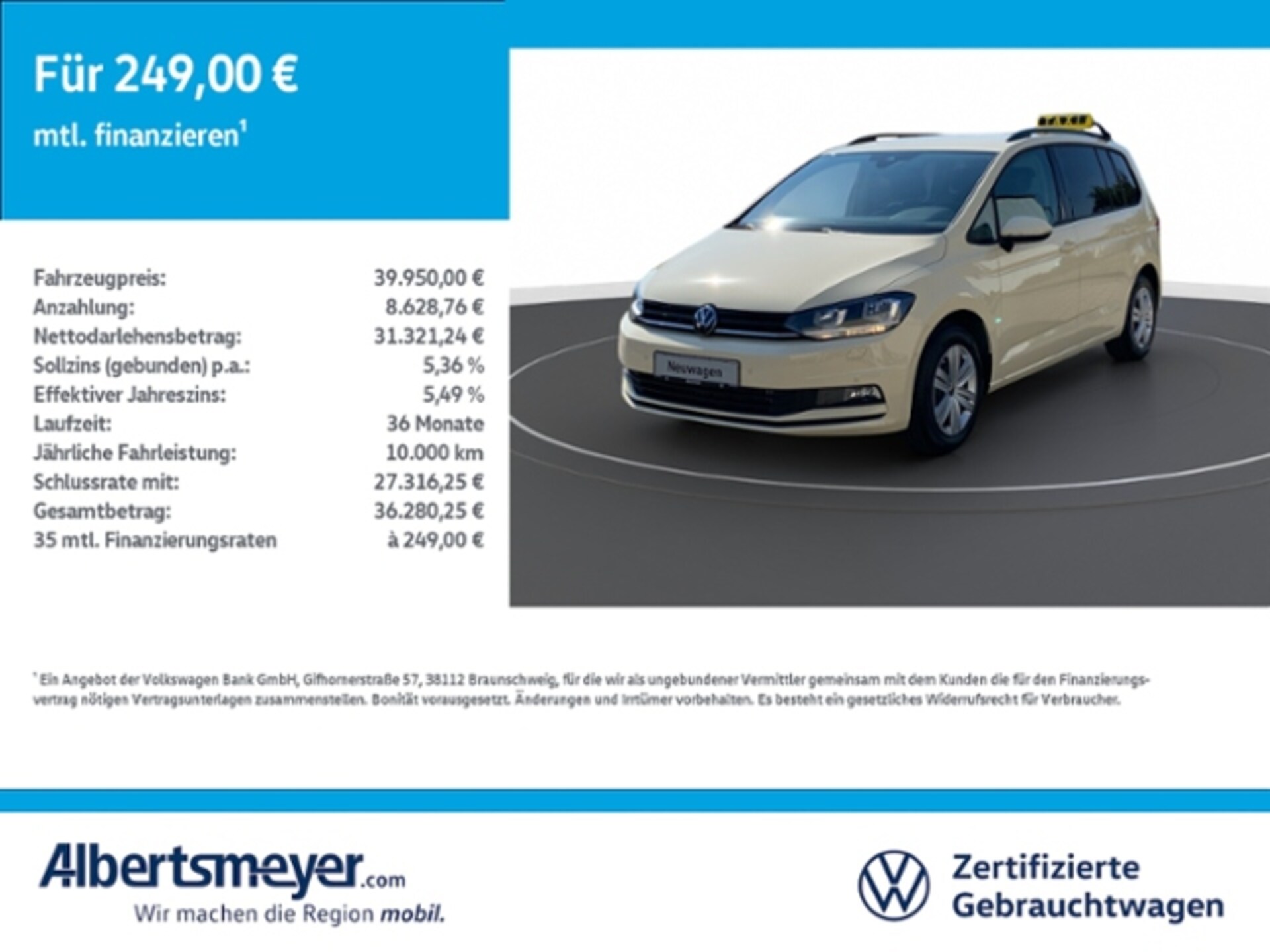 Volkswagen Touran Trendline