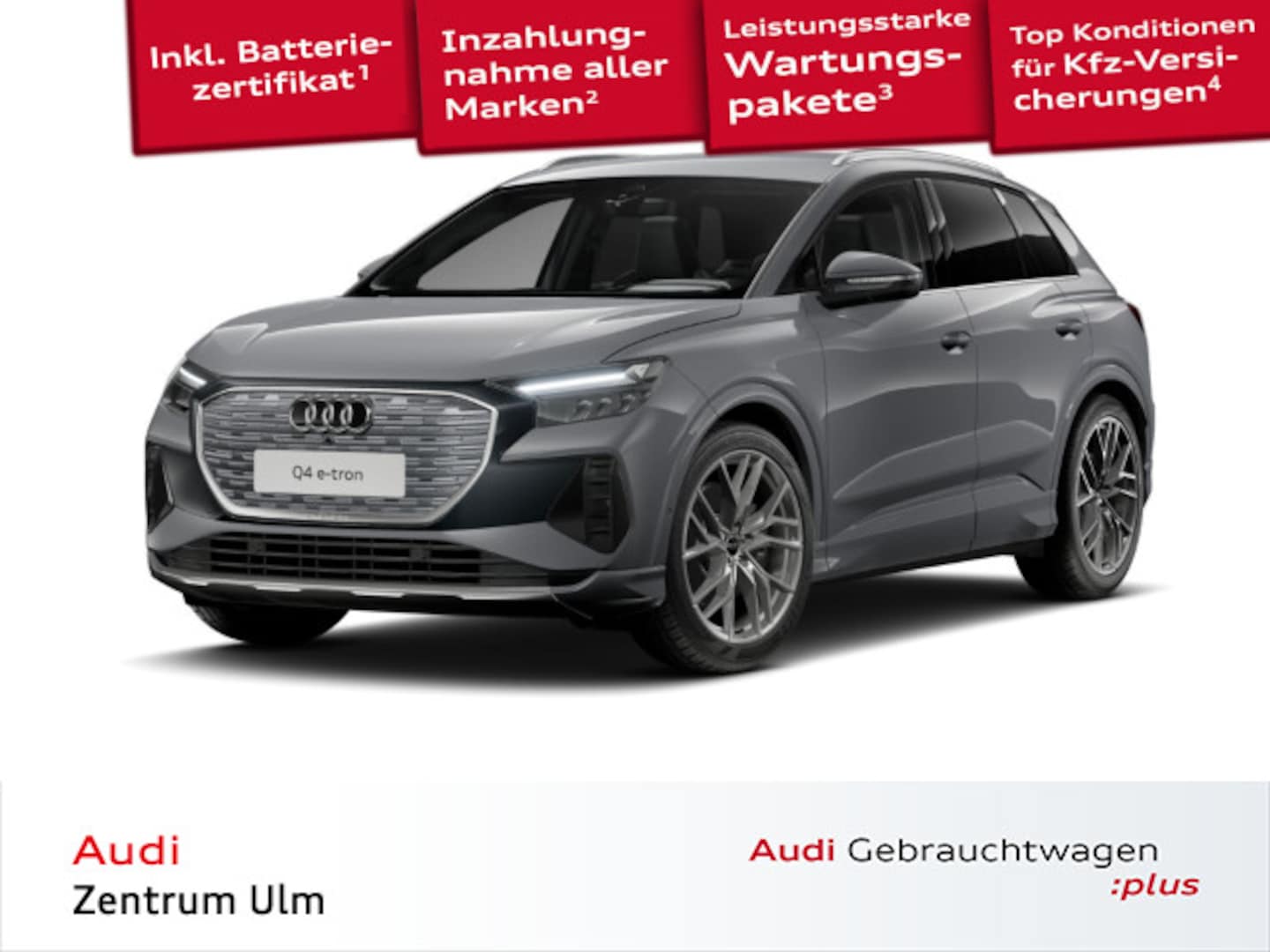 Bild über Audi Q4 e-tron 45 e-tron - für weitere Informationen kontaktieren Sie den Audi Partner