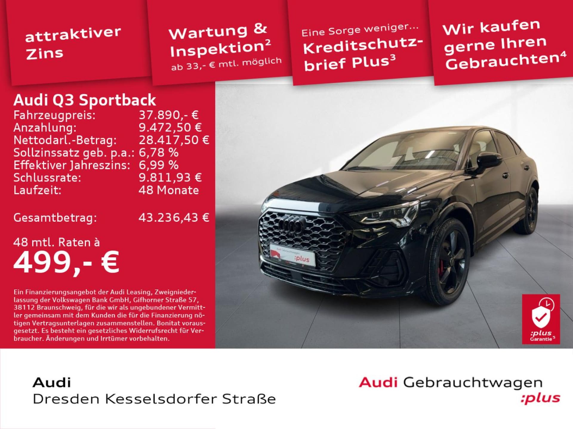 Audi Q3 Sportback S line