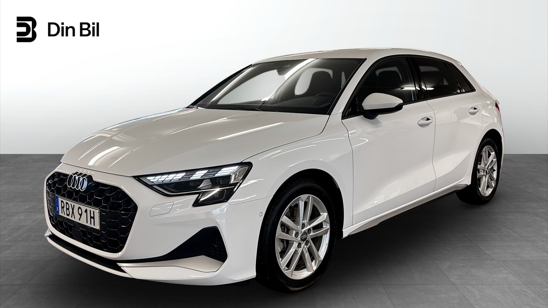 Bild som visar&nbsp;Audi A3 Sportback&nbsp;A3 Sportback 35 TFSI Proline advanced 150 hk S tronic - för mer information kontakta din Audi Partner