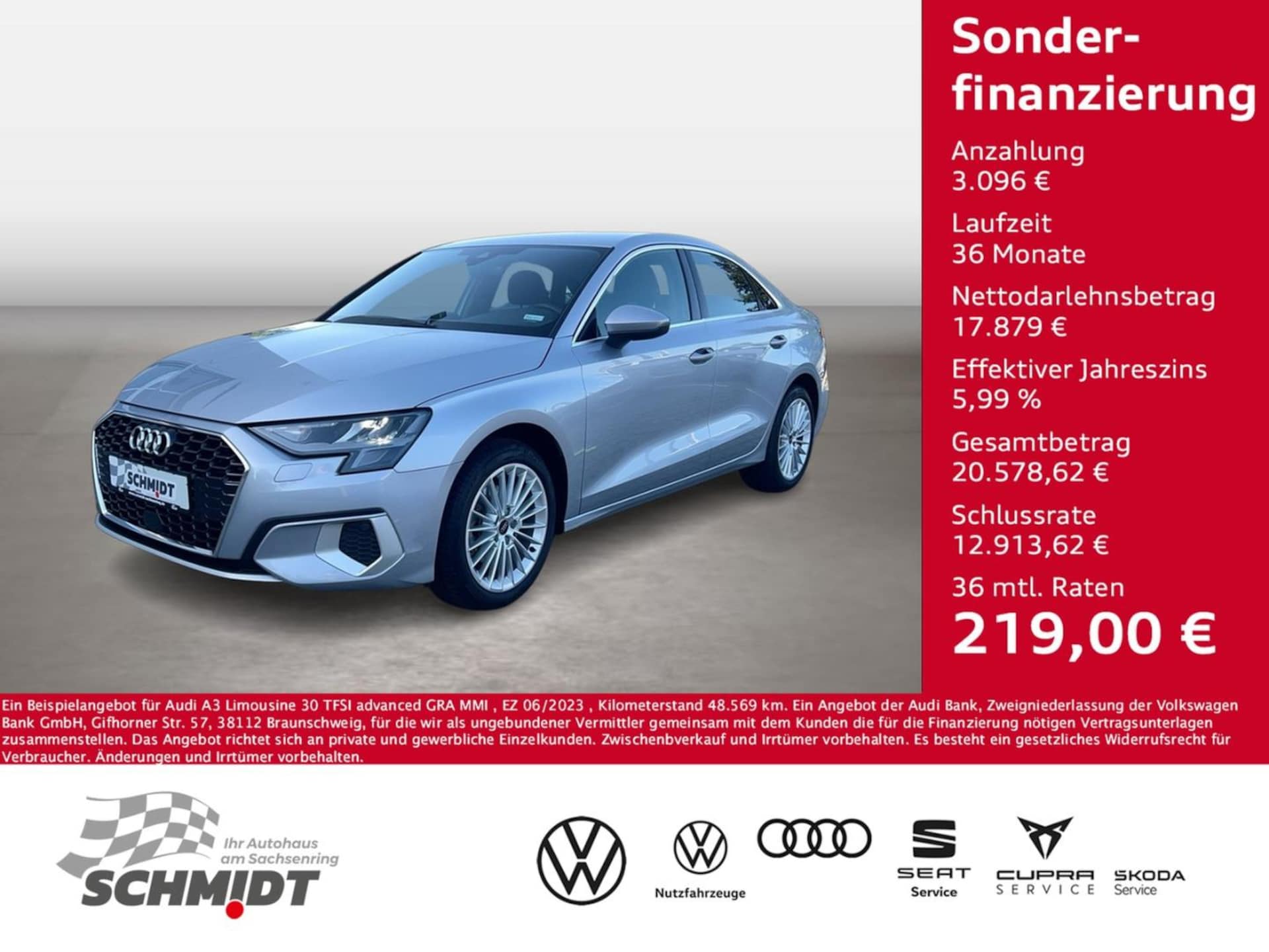 Audi A3 Limousine advanced