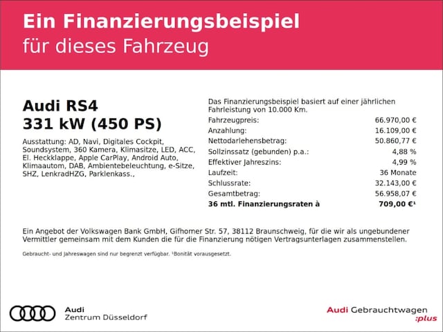 Image about Audi RS 4 Avant TFSI quattro tiptronic