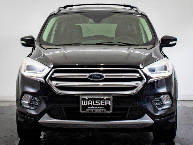 Used 2018 Ford Escape Titanium with VIN 1FMCU9J92JUA42856 for sale in Wichita, KS