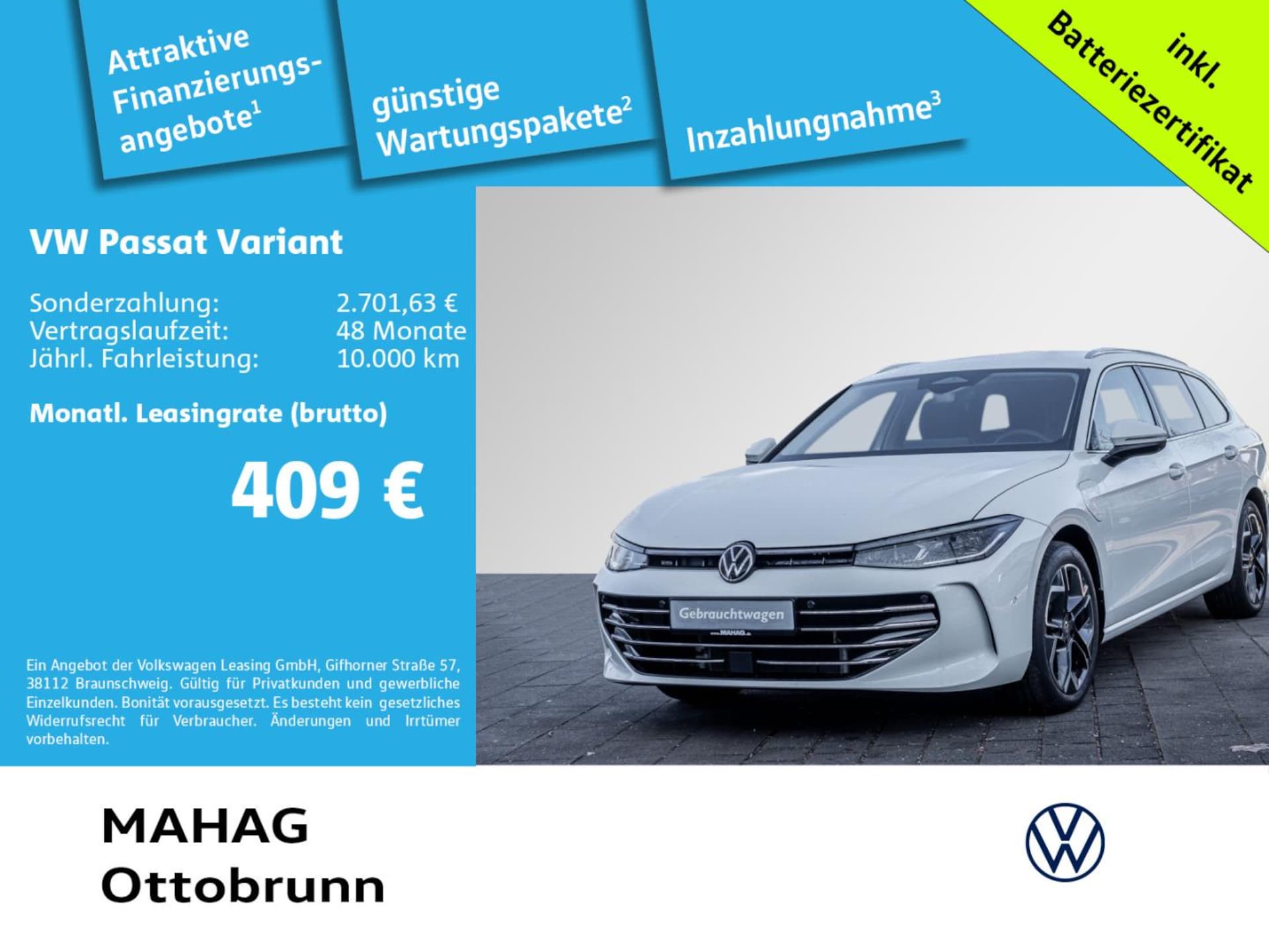 Volkswagen Passat Elegance