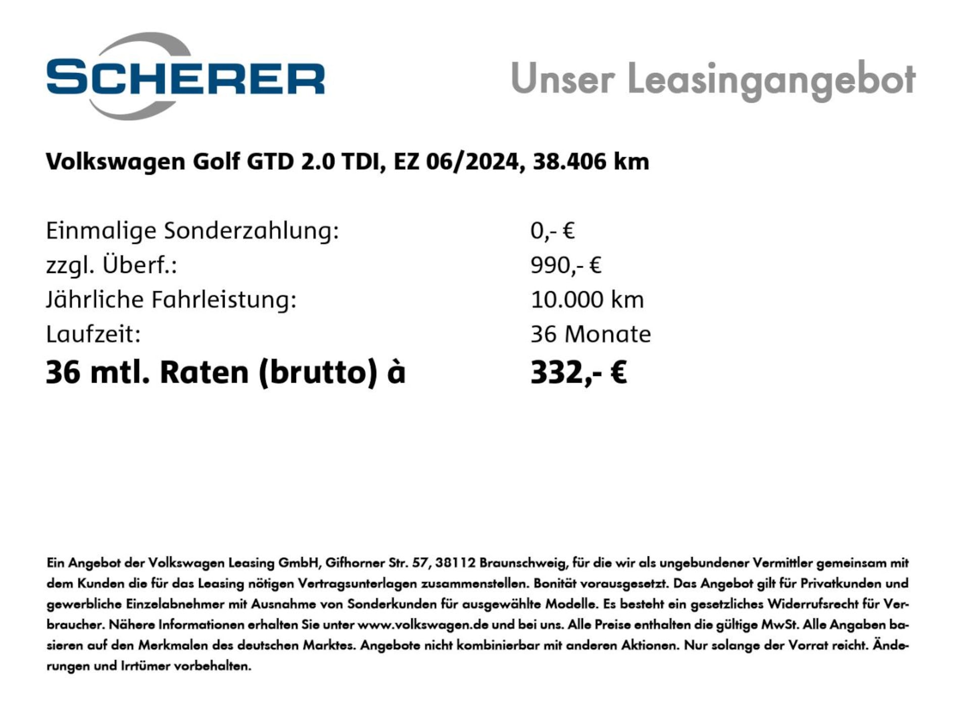 Volkswagen Golf GTD