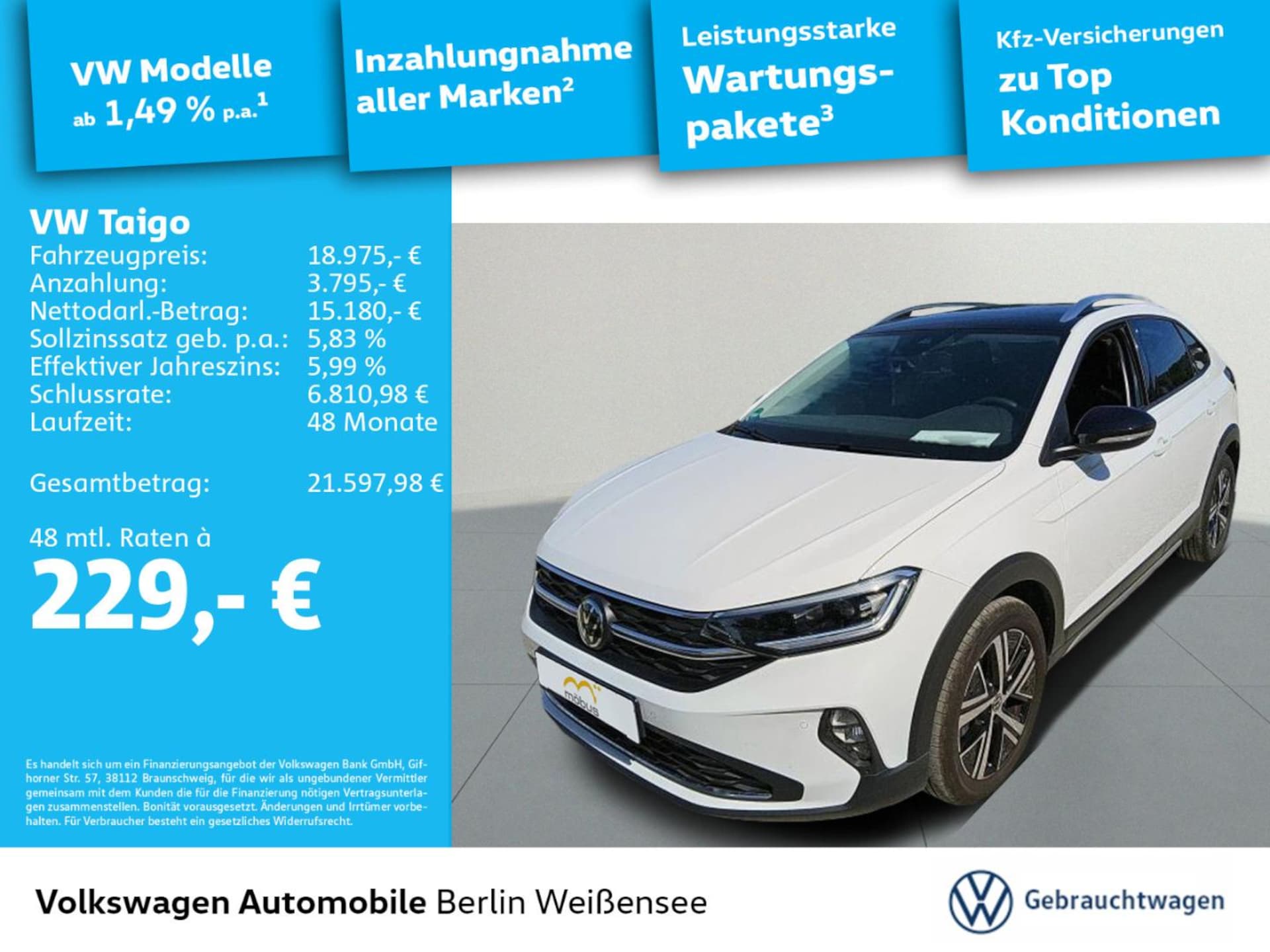Volkswagen Taigo Style