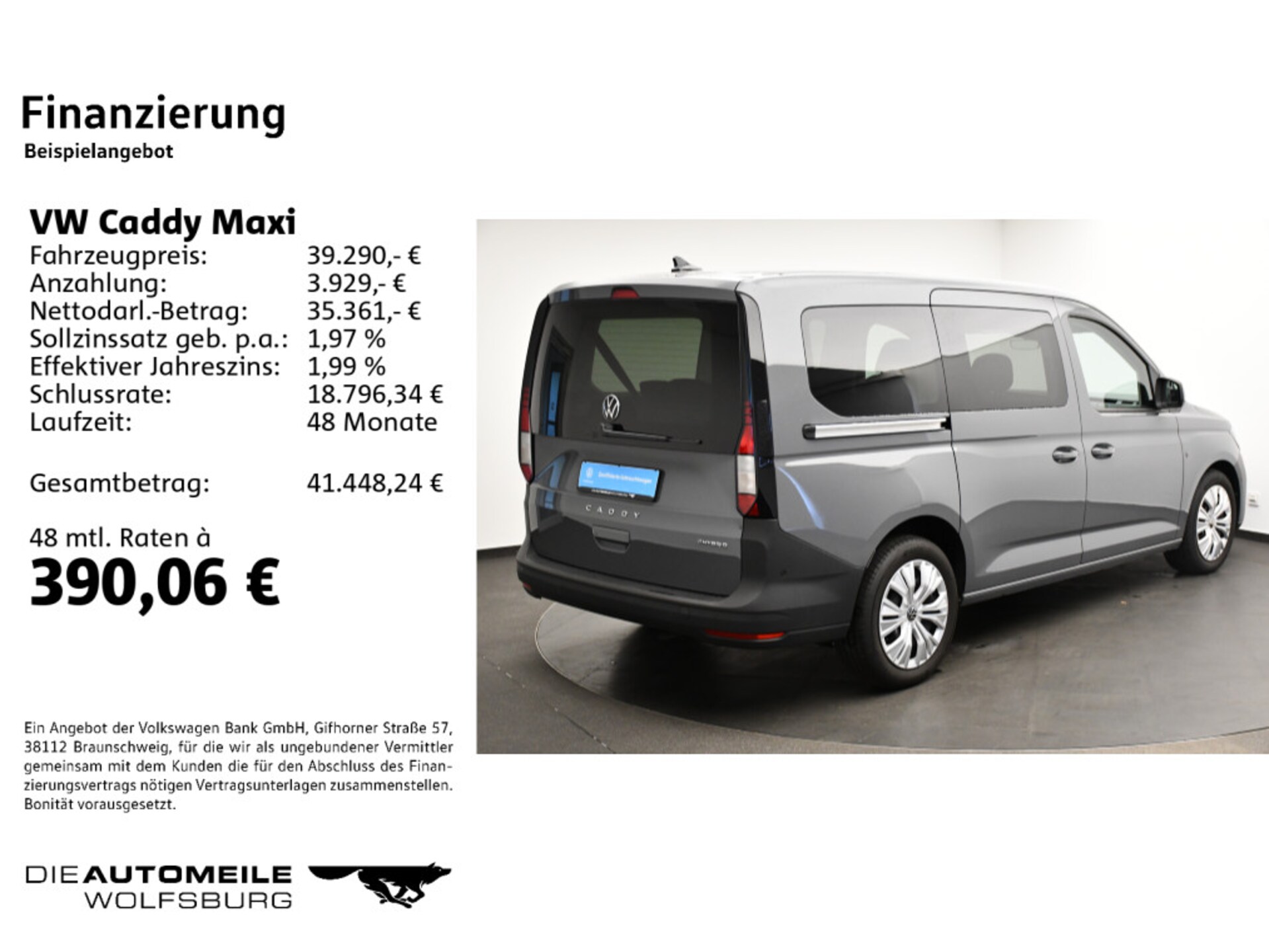 Volkswagen Caddy Maxi Basis-Modell