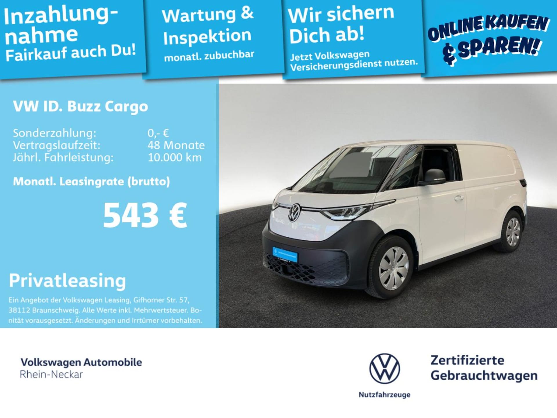 Volkswagen ID. Buzz Cargo Basis-Modell