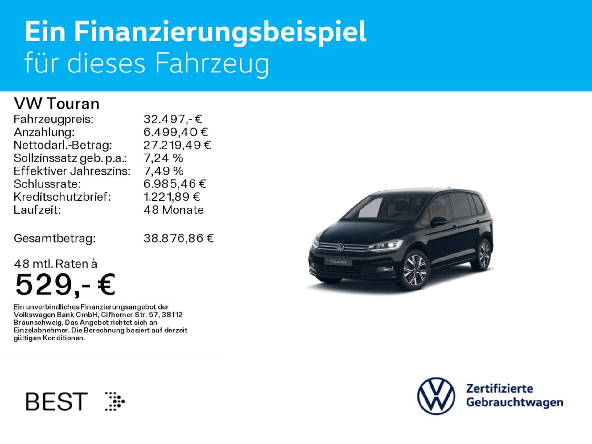 Volkswagen Touran Comfortline