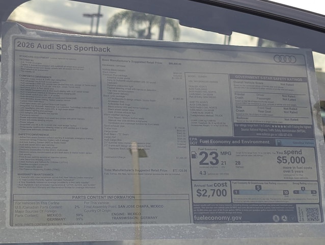 2026 Audi SQ5 Sportback