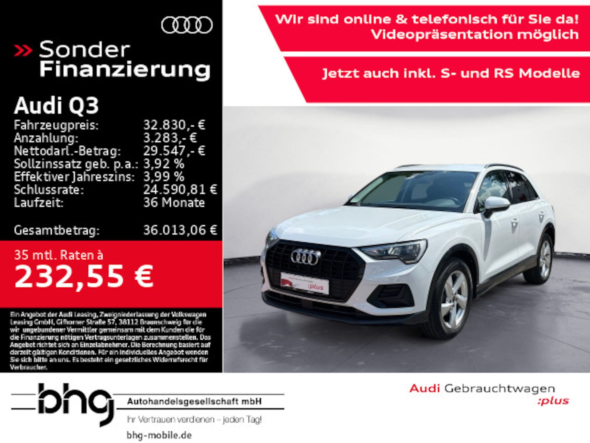 Audi Q3 SUV advanced