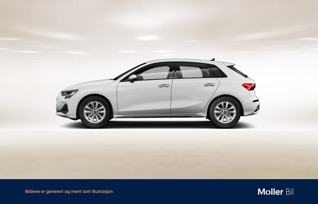 Bild som visar&nbsp;Audi A3 Sportback&nbsp;A3 Sportback TFSI Proline 110 kW S tronic - för mer information kontakta din Audi Partner